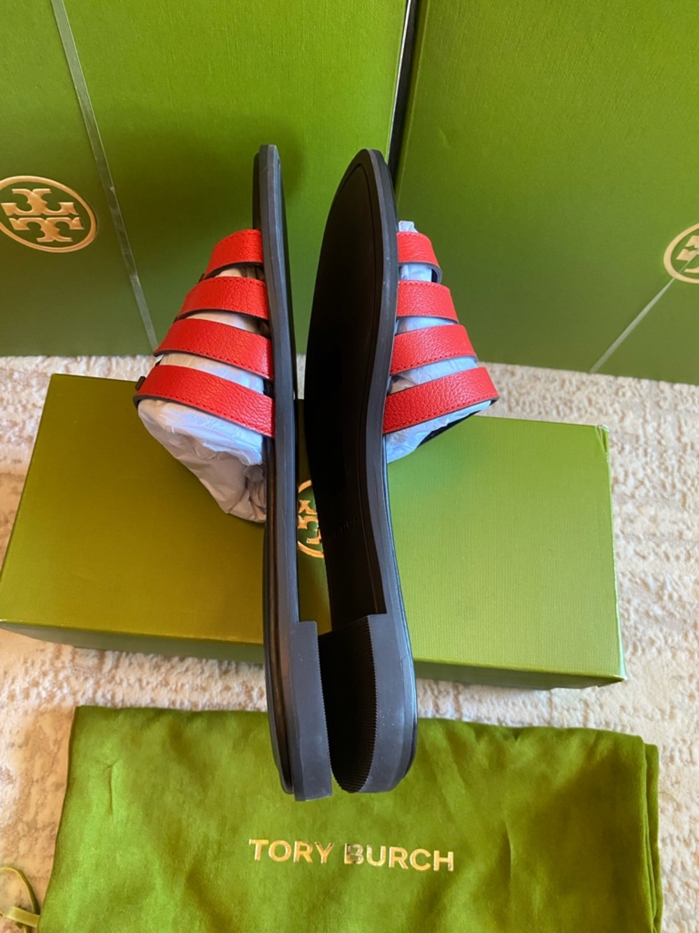 Tory Burch Ines Cage Slide - Picture 7 of 9